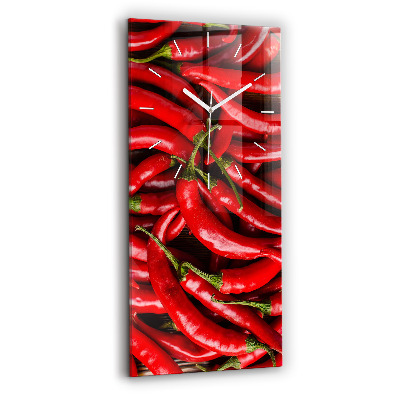 Téglalap alakú üvegóra Csípős paprika