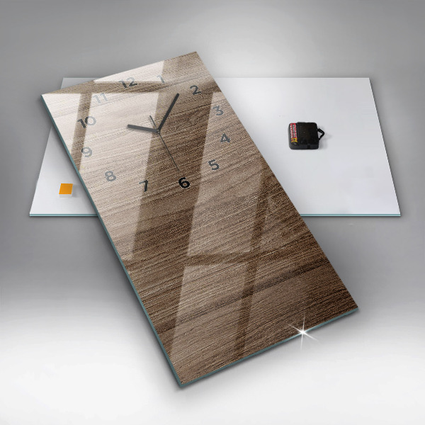 Téglalap alakú üvegóra Sötét fa