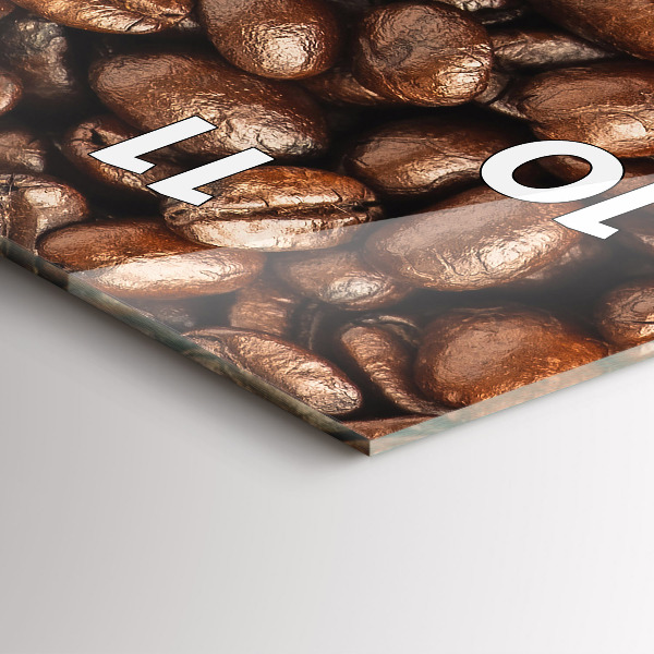 Téglalap alakú üvegóra Kávébab