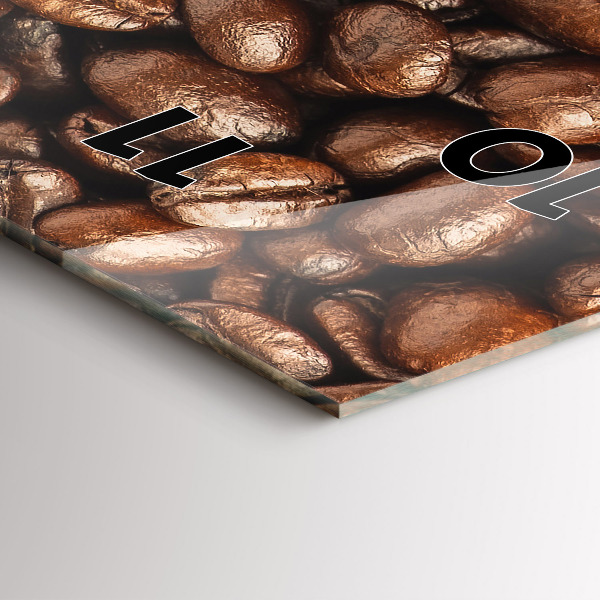 Téglalap alakú üvegóra Kávébab