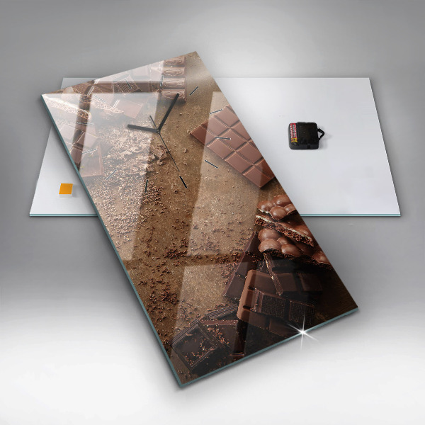 Téglalap alakú üvegóra Csokoládé szeletek