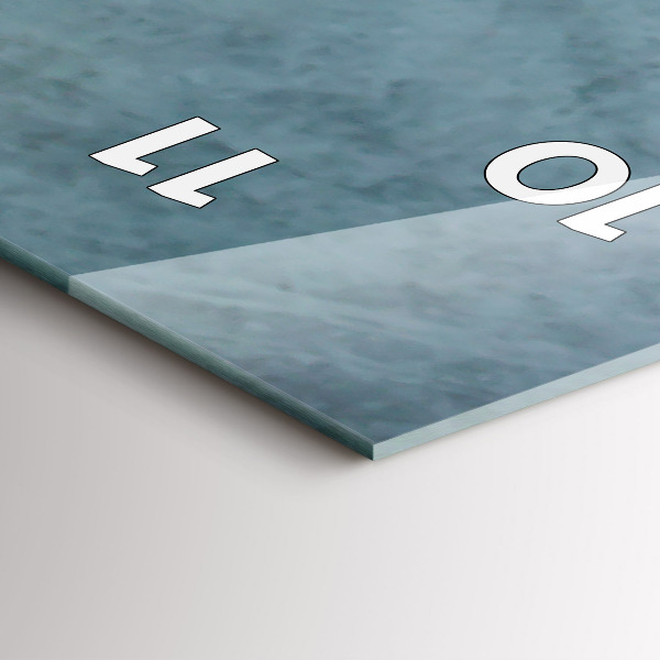 Téglalap alakú üvegóra Egy csésze kávét