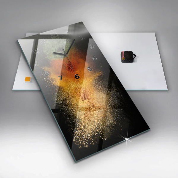 Téglalap alakú üvegóra Szétszórt fűszerek