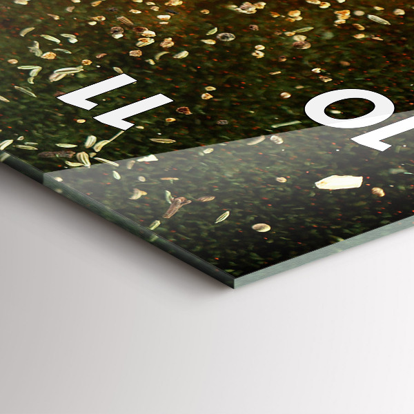 Téglalap alakú üvegóra Fűszerabsztrakció