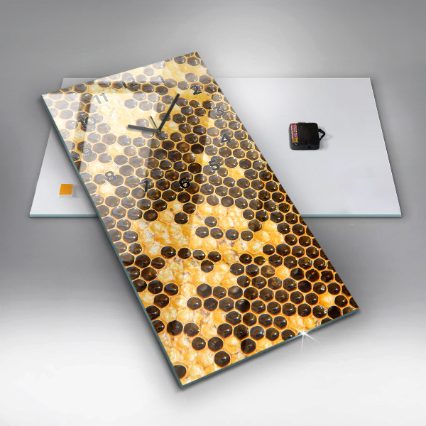 Téglalap alakú üvegóra Méhsejt