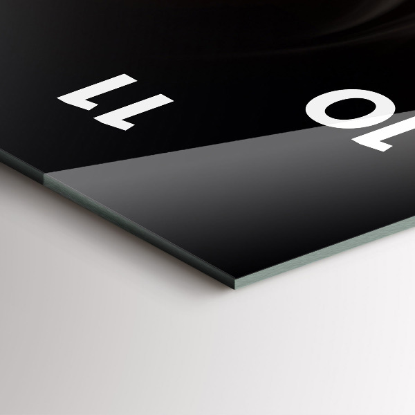 Téglalap alakú üvegóra Egy csésze kávét