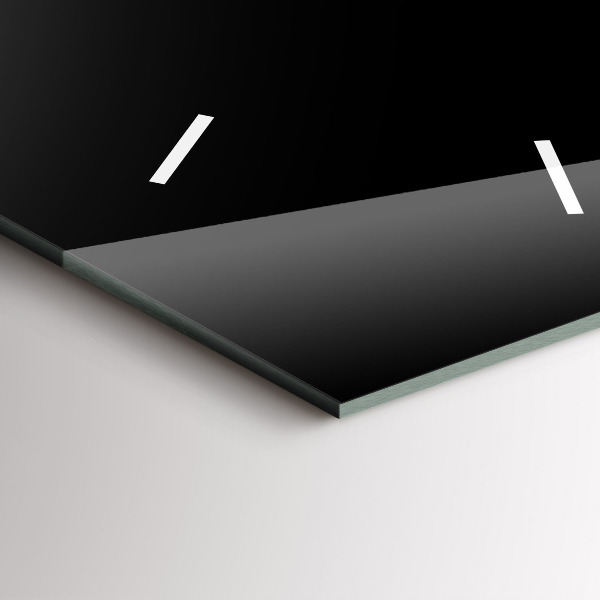 Téglalap alakú üvegóra Egy csésze fekete kávé