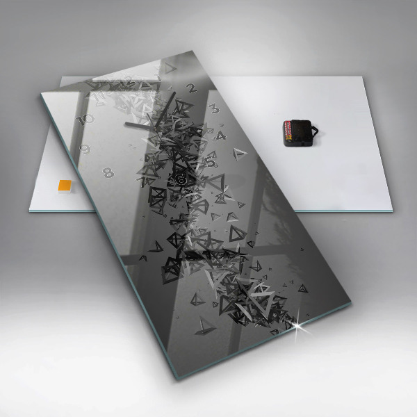 Téglalap alakú üvegóra Sötét absztrakció