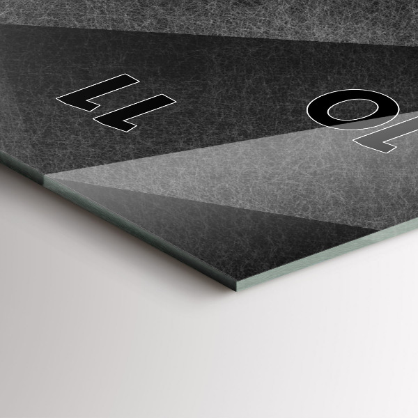 Téglalap alakú üvegóra Geometriai absztrakció