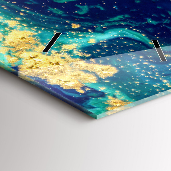 Téglalap alakú üvegóra Modern absztrakció