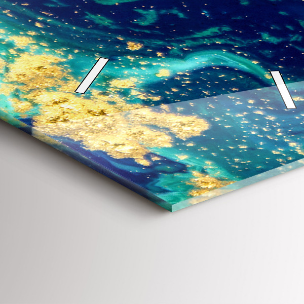 Téglalap alakú üvegóra Modern absztrakció