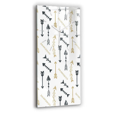 Téglalap alakú üvegóra Geometrikus csípő minta