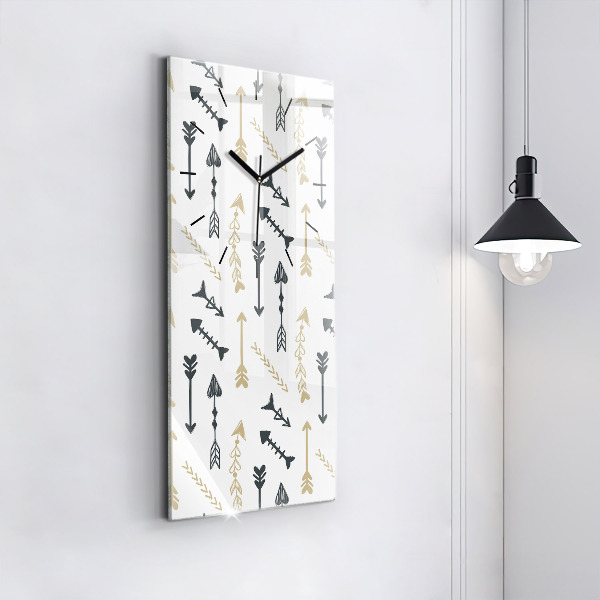 Téglalap alakú üvegóra Geometrikus csípő minta