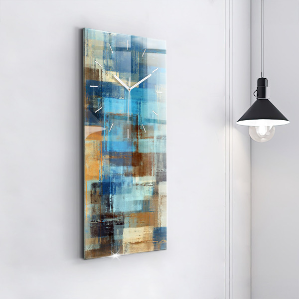 Téglalap alakú üvegóra Színes háttér - absztrakt