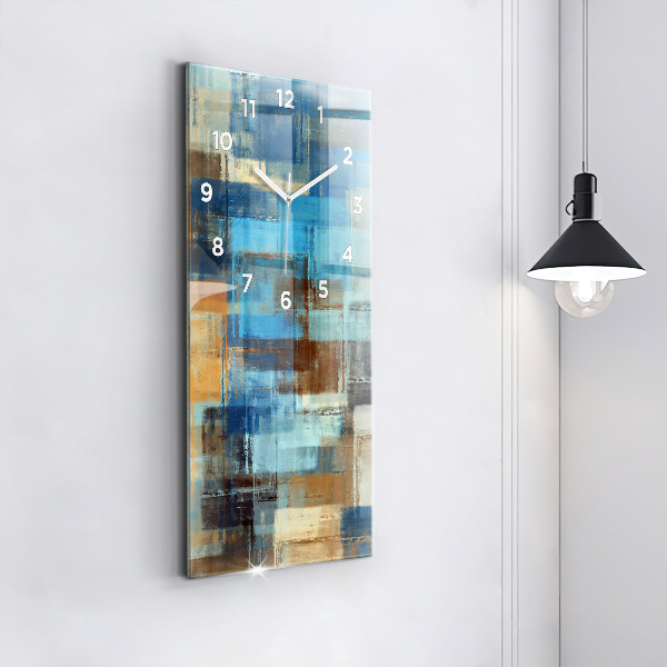 Téglalap alakú üvegóra Színes háttér - absztrakt