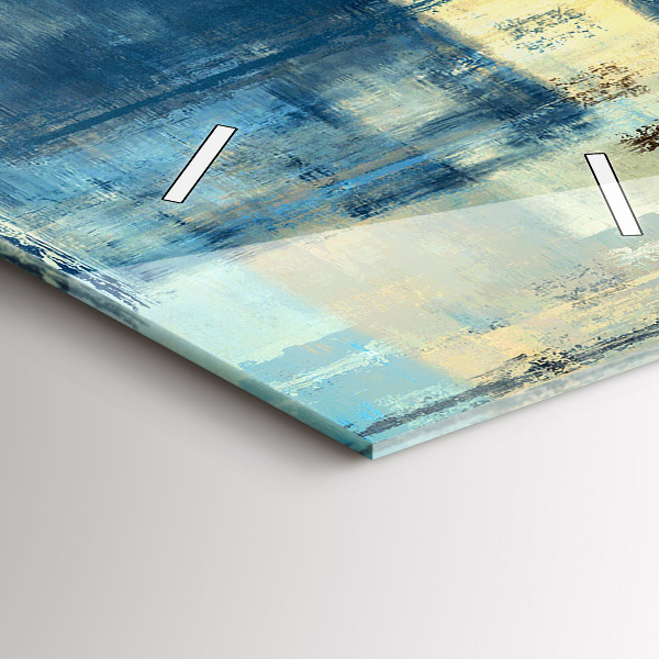 Téglalap alakú üvegóra Színes háttér - absztrakt