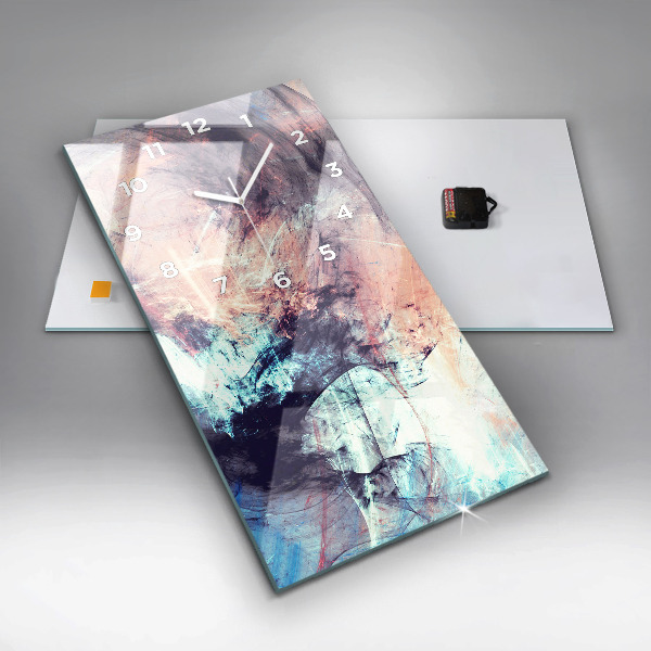 Téglalap alakú üvegóra Absztrakt festészet