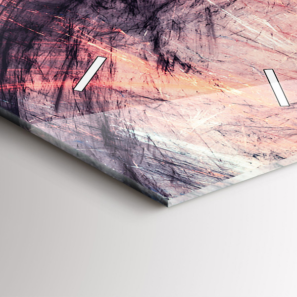 Téglalap alakú üvegóra Absztrakt festészet