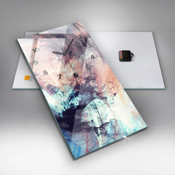 Téglalap alakú üvegóra Absztrakt festészet