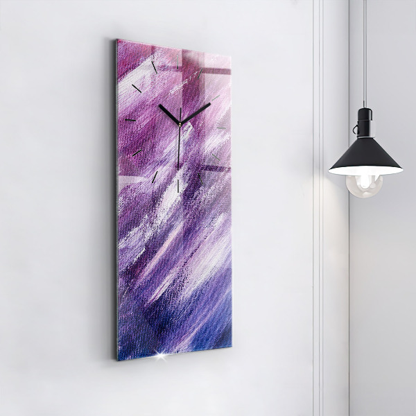 Téglalap alakú üvegóra Akril festék textúra