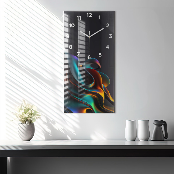 Téglalap alakú üvegóra Futurisztikus hullám