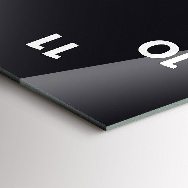 Téglalap alakú üvegóra Futurisztikus hullám