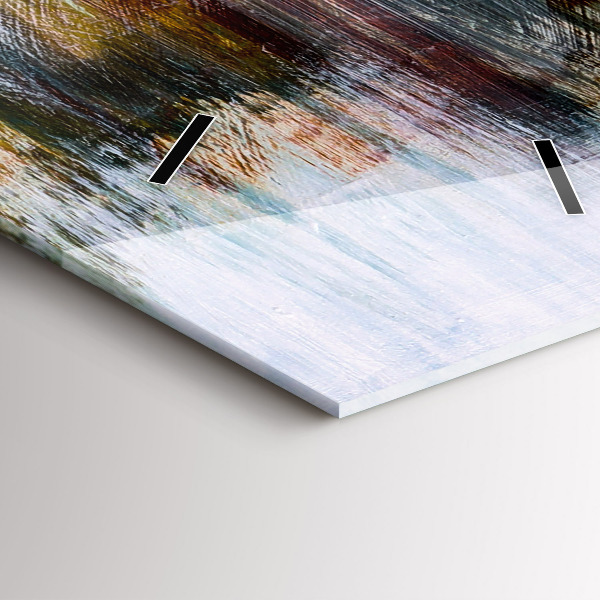 Téglalap alakú üvegóra Absztrakció