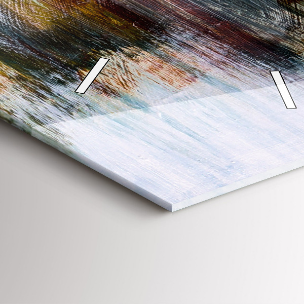 Téglalap alakú üvegóra Absztrakció