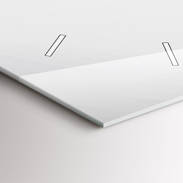 Téglalap alakú üvegóra Absztrakt vonalak