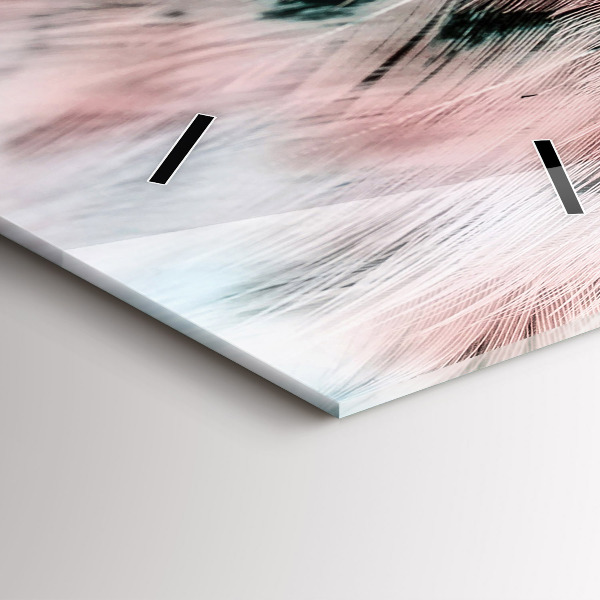 Téglalap alakú üvegóra Színes tollak