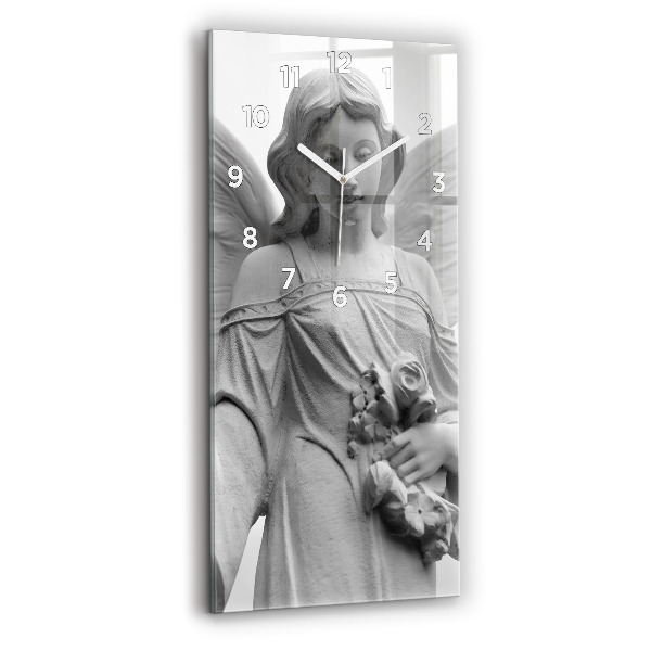 Téglalap alakú üvegóra Öreg angyal szobor