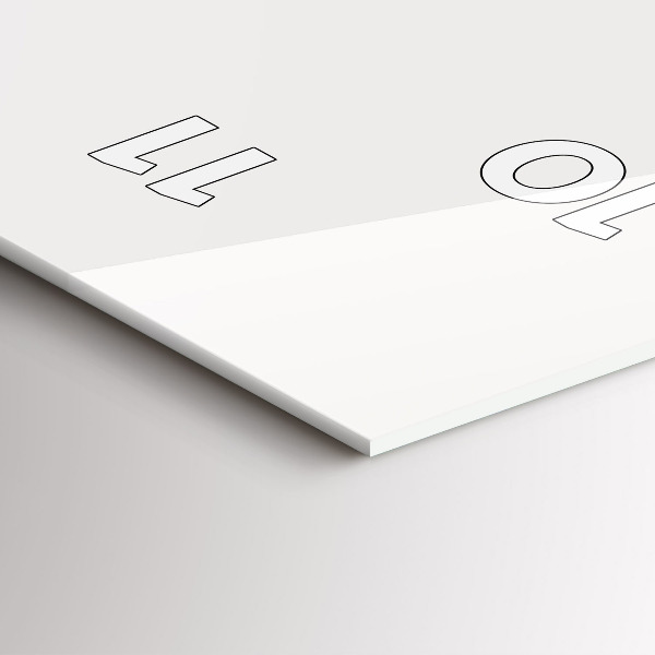 Téglalap alakú üvegóra Holdfázisok és a szem