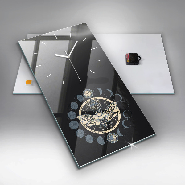 Téglalap alakú üvegóra Holdfázisok