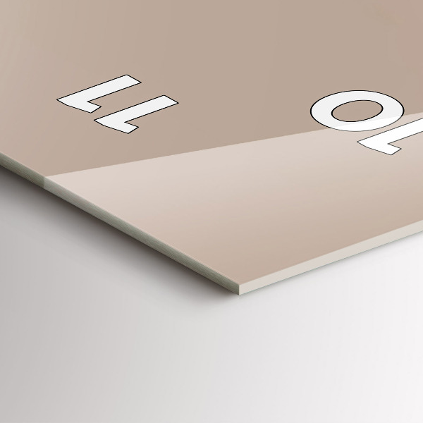 Téglalap alakú üvegóra Csillagászati óra