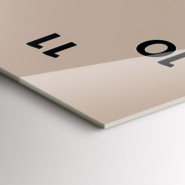 Téglalap alakú üvegóra Csillagászati óra