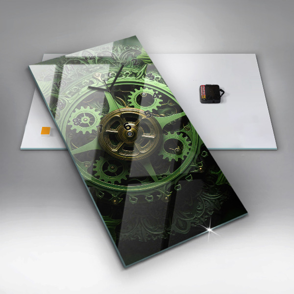 Téglalap alakú üvegóra Zöld mechanizmus