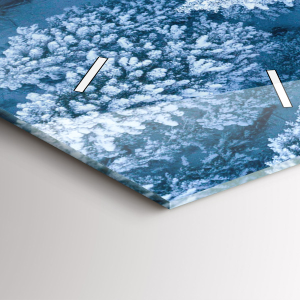 Téglalap alakú üvegóra Erdő drónból