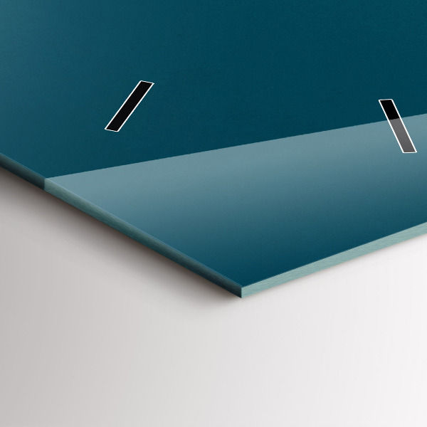 Téglalap alakú üvegóra Naplemente a hegyekben