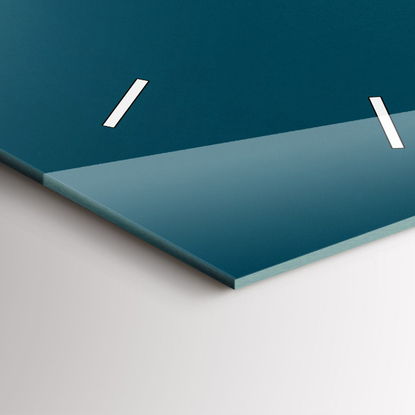 Téglalap alakú üvegóra Naplemente a hegyekben