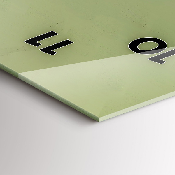 Téglalap alakú üvegóra Grafikus jávorszarvas