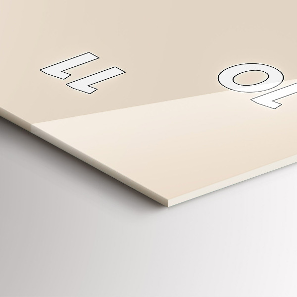 Téglalap alakú üvegóra Farkasfej