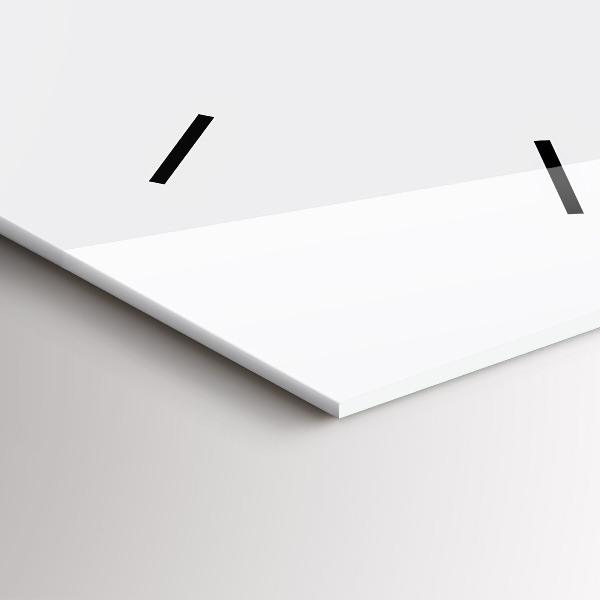 Téglalap alakú üvegóra Sziluettje egy párduc