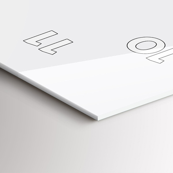 Téglalap alakú üvegóra Sziluettje egy párduc