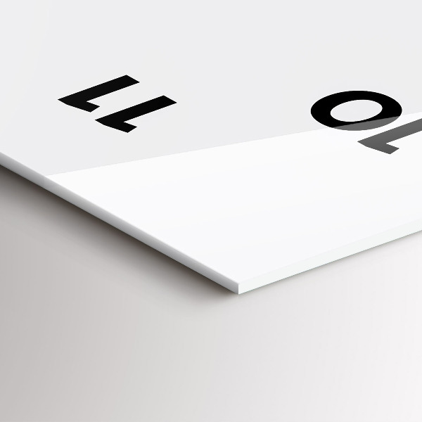 Téglalap alakú üvegóra Sziluettje egy párduc