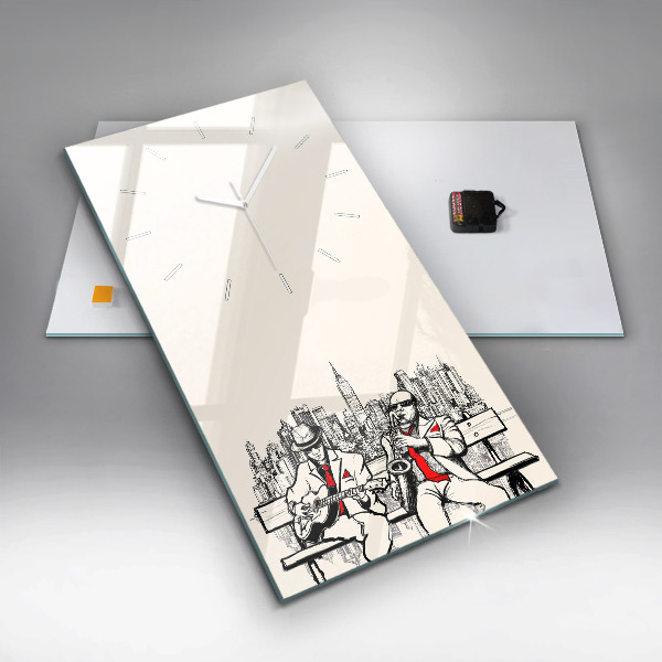 Téglalap alakú üvegóra Jazz New Yorkban