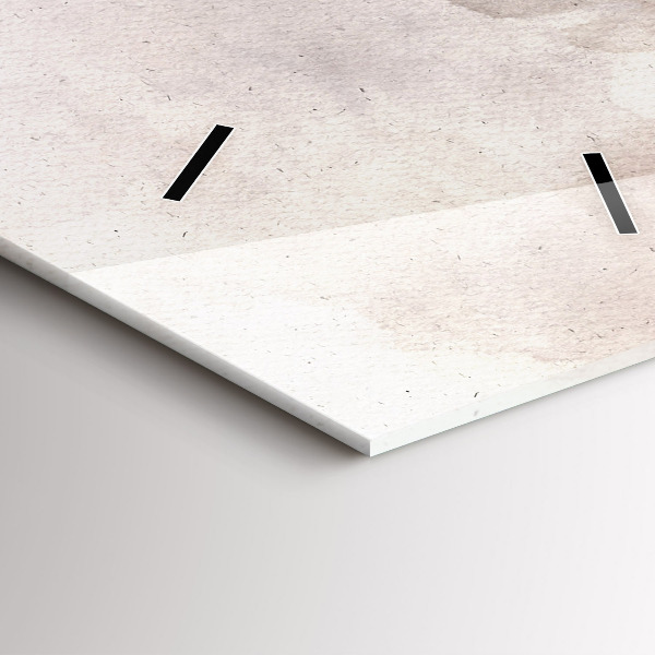 Téglalap alakú üvegóra Absztrakt arcok