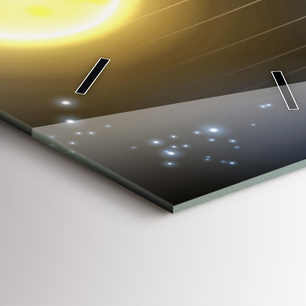 Téglalap alakú üvegóra Naprendszer