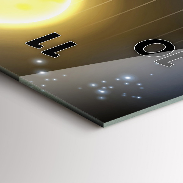 Téglalap alakú üvegóra Naprendszer