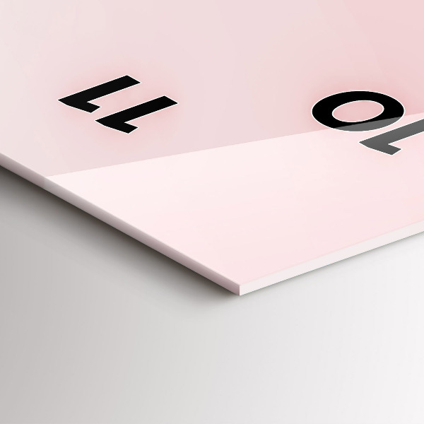 Téglalap alakú üvegóra Szeresd magad felirat