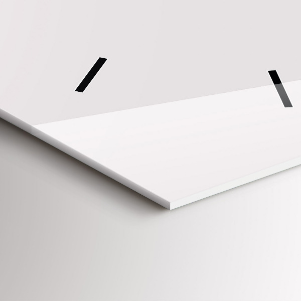 Téglalap alakú üvegóra Orrszarvú line art